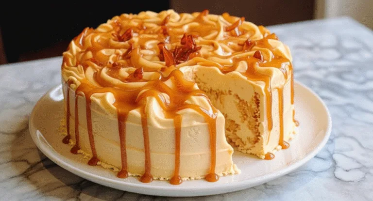 caramel cloud cake