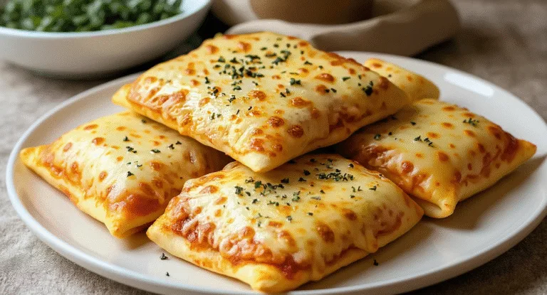 cheesy pizza pockets