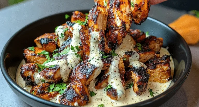 chicken shawarma with creamy garlic sauce
