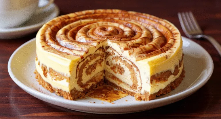 cinnamon roll cheesecake recipe: a mouthwatering delight