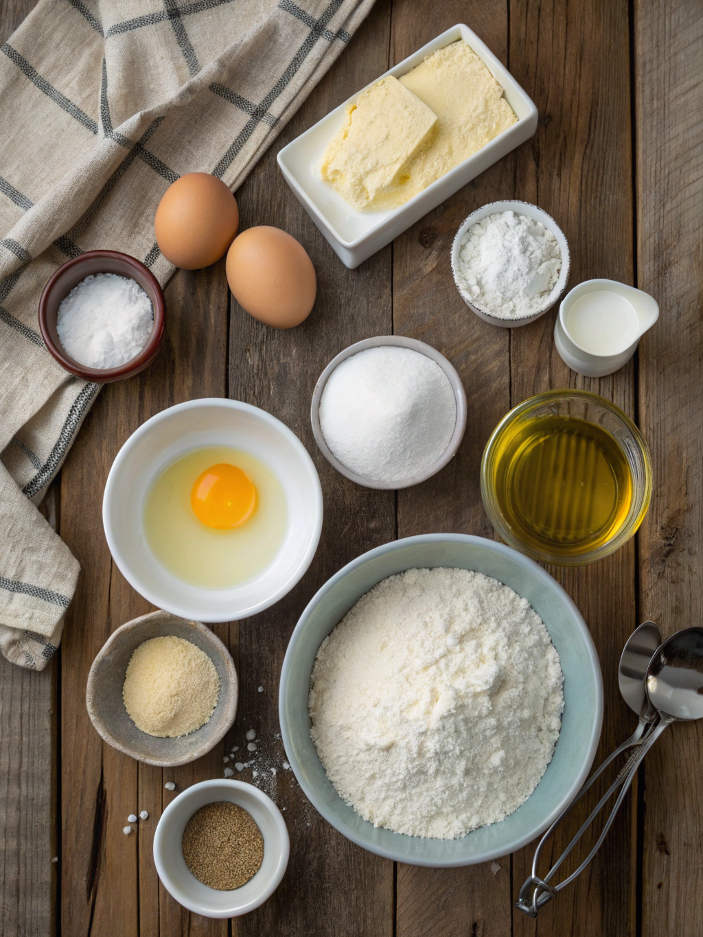 Ingredients for deep fried cheesecake delight