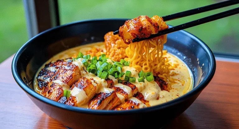 fiery chicken ramen