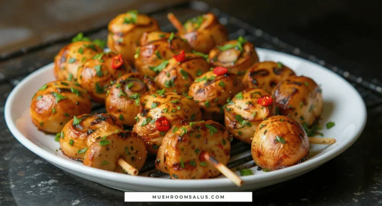 grilled mushrooms