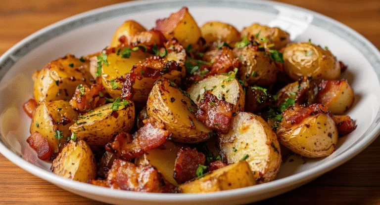 honey bacon roasted potatoes