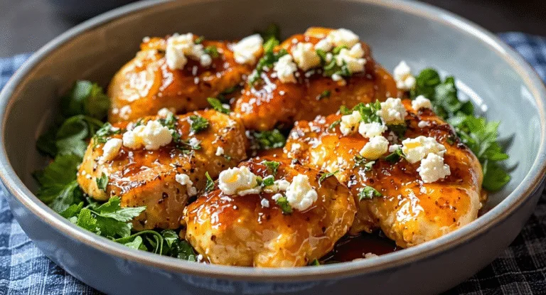 hot honey feta chicken a flavor explosion