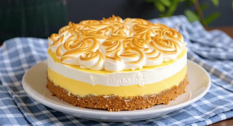 lemon meringue cheesecake