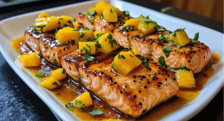 mango teriyaki salmon