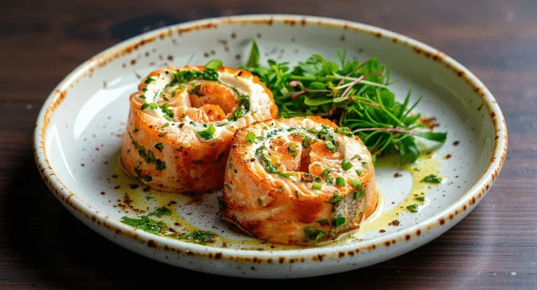 stuffed salmon pinwheels