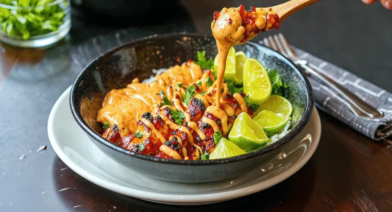 sweet chili chicken bowl