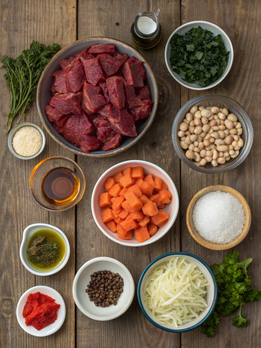 Ingredients for tuscan beef casserole that will impress your guests