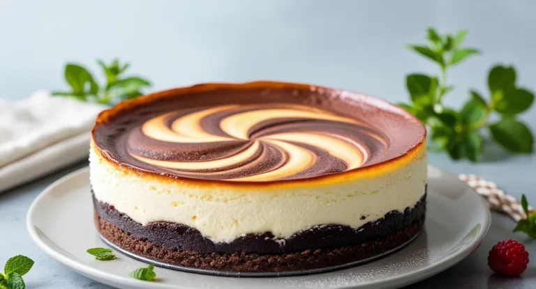 brownie cheesecake birthday cake