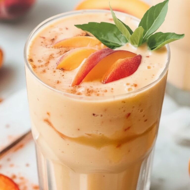 creamy-and-sweet-peach-smoothie-recipe-featured