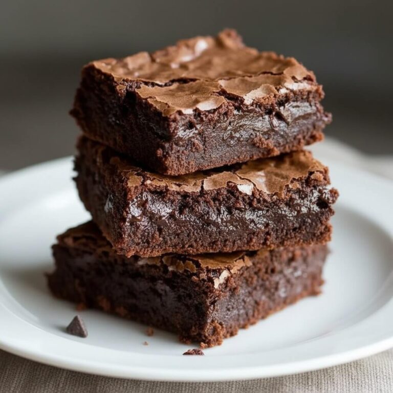 Fudgy Homemade Brownie Recipe