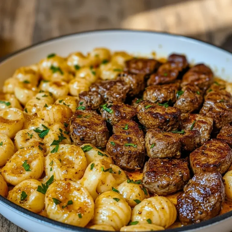 Cajun Steak Bites and Cheesy Garlic Shells: The Ultimate Comfort Meal