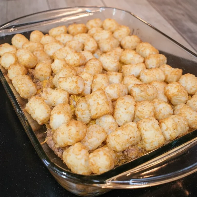 4-Ingredient Tater Tot Casserole