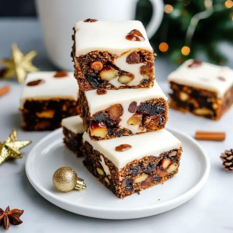 Christmas Cake Traybake Holiday Flavor