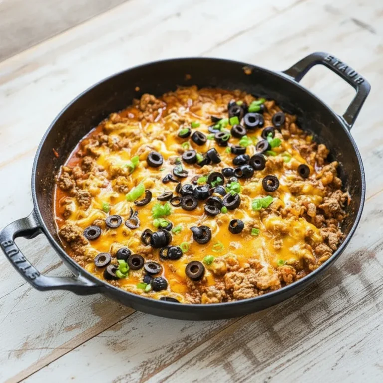 Easy Beef Skillet Enchiladas Recipe