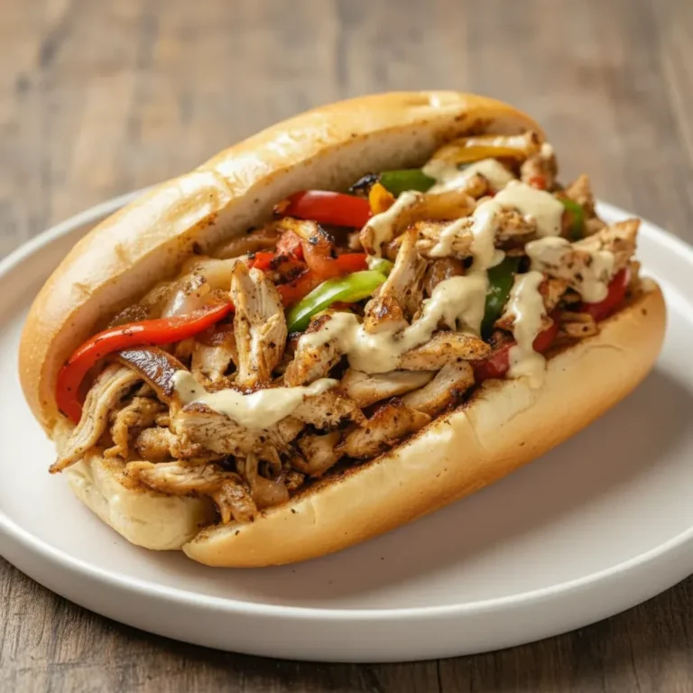 Easy Chicken Philly Cheesesteak
