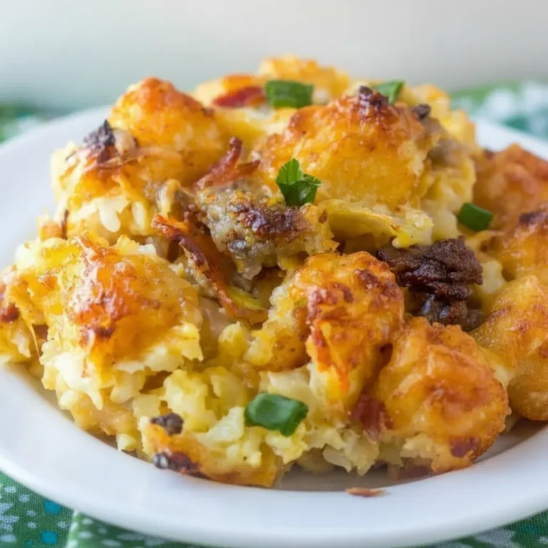 Hearty Tater Tot Breakfast Casserole