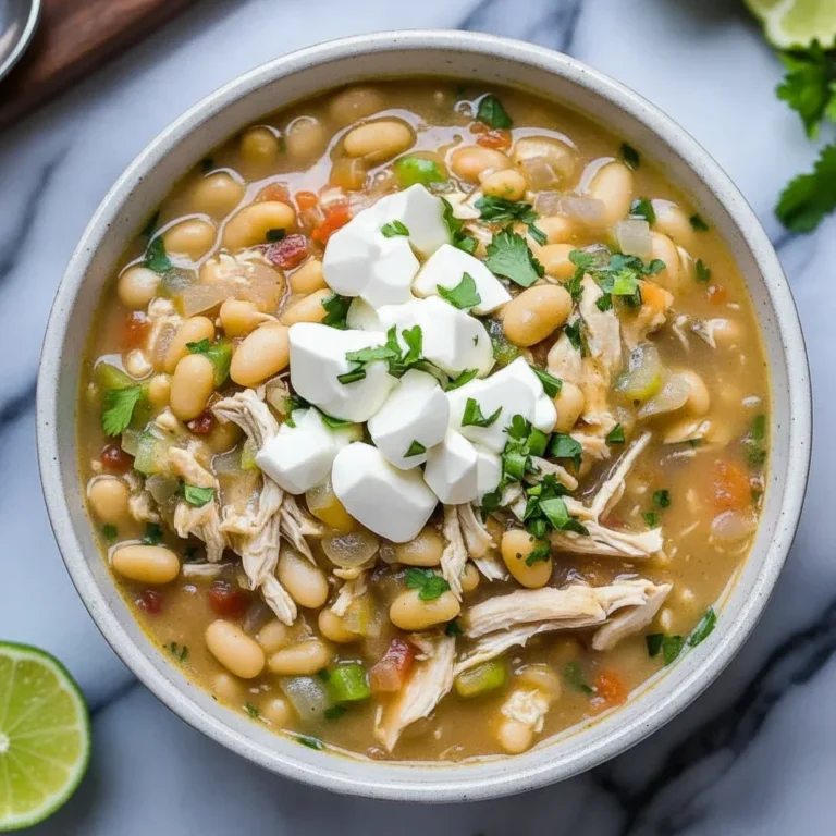 High-Protein White Chicken Chili Crockpot Recipe