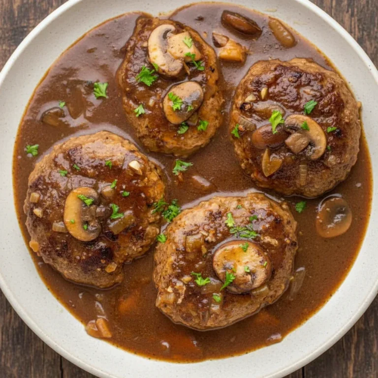 Keto Salisbury Steak with Mushroom Gravy
