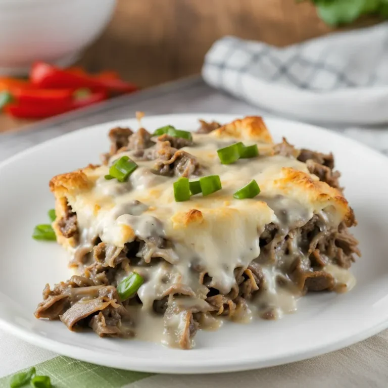 Philly Cheese Steak Casserole Recipe