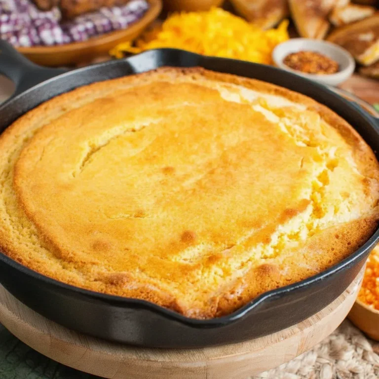 Sweet Skillet Cornbread Recipe