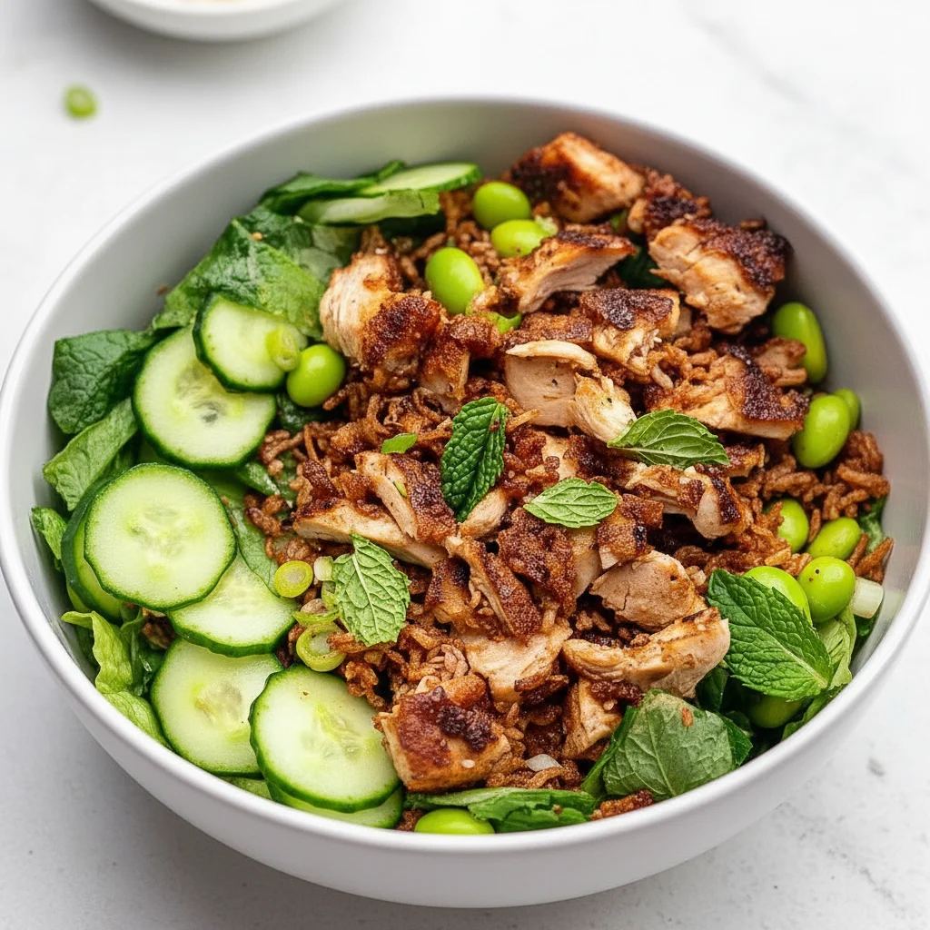 Edamame Crispy Rice Salad