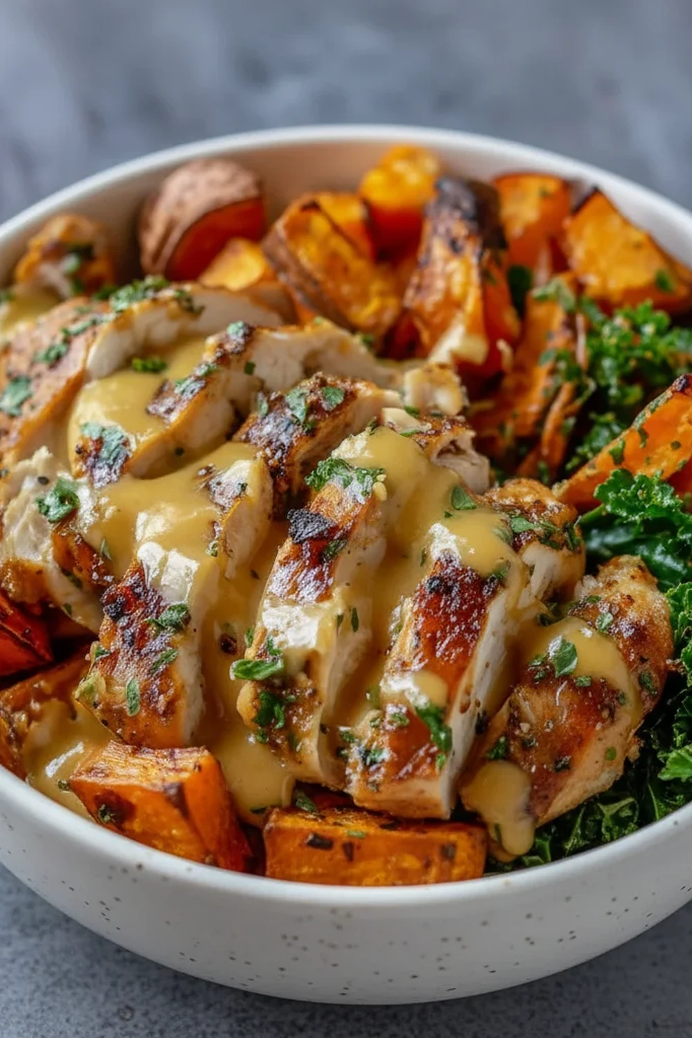 Maple Dijon Chicken Bowl