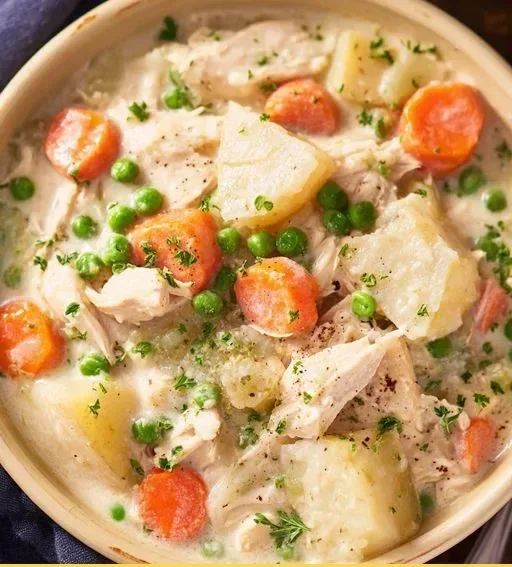 Slow Cooker Chicken Stew Hearty Dinner