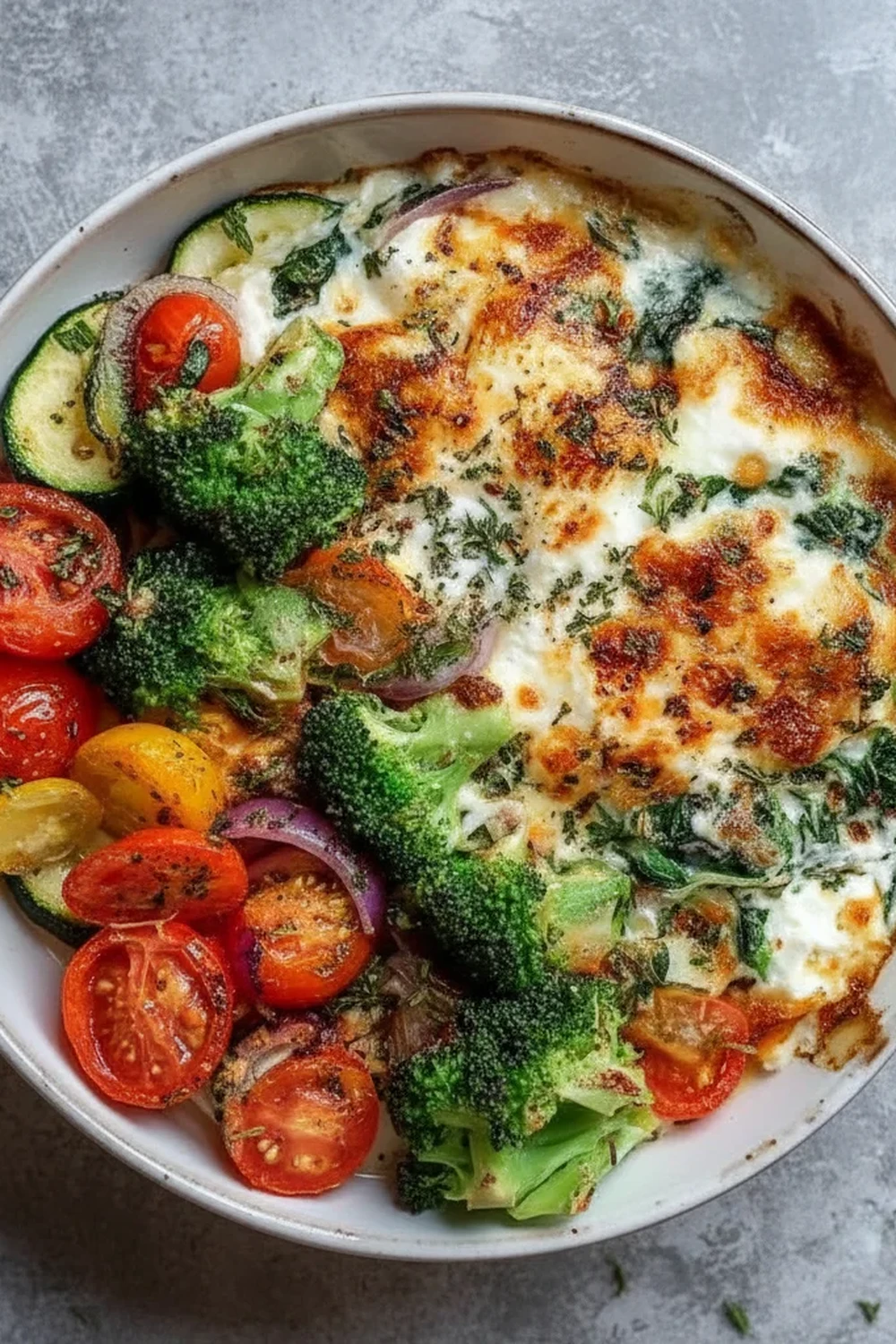 Veggie Bake Cottage Cheese