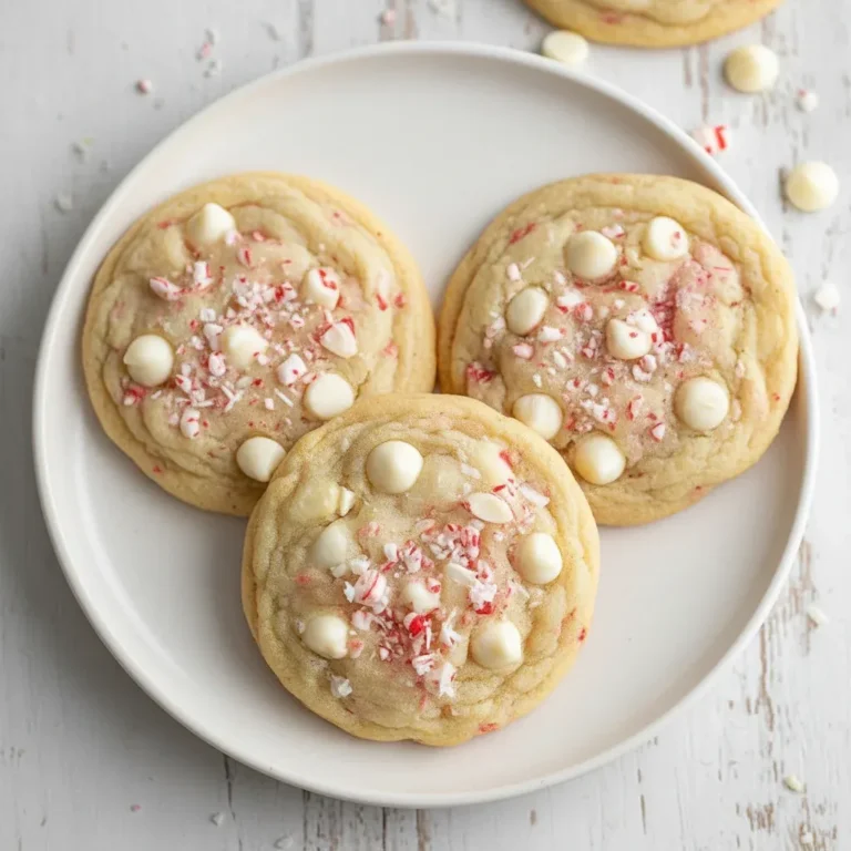White Chocolate Peppermint Cookies Recipe