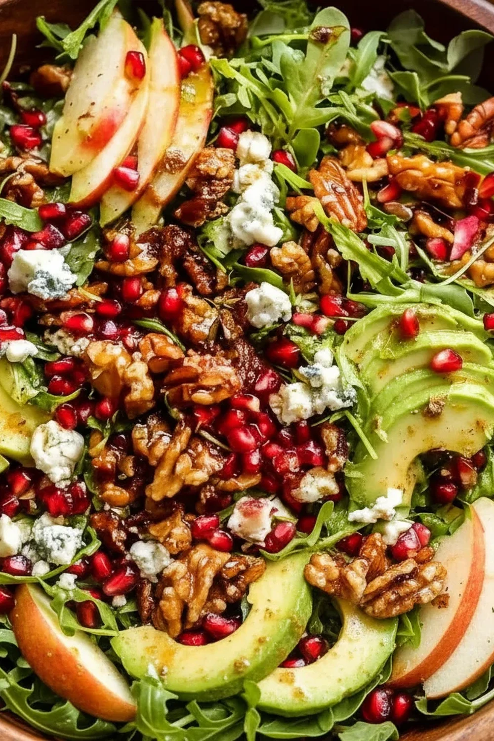 Winter Christmas Salad Honey Mustard