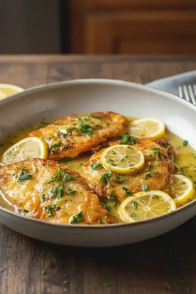 Chicken Francese With Lemon Sauce