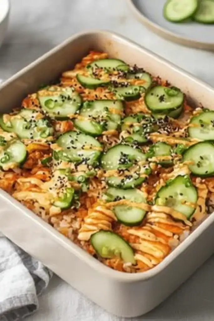 Creamy Sushi Bake Casserole