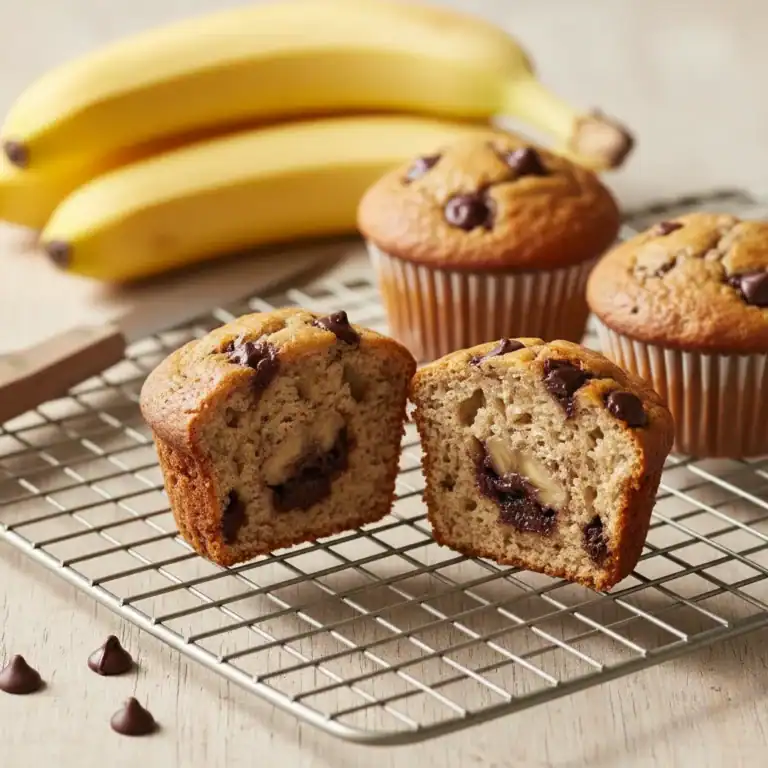 Moist Banana Bread Muffins Breakfast