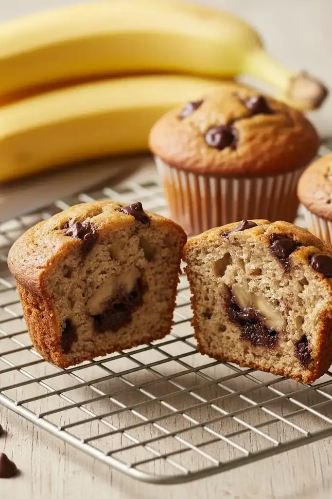 Moist Banana Bread Muffins