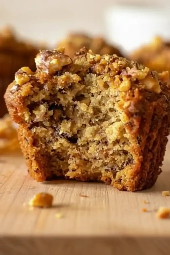 Moist Banana Nut Muffins