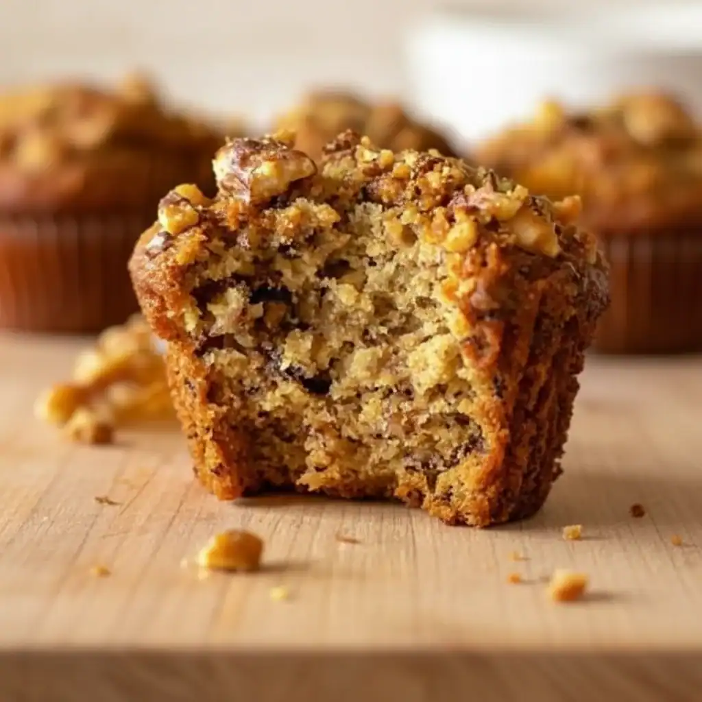 Moist Banana Nut Muffins Award Winning