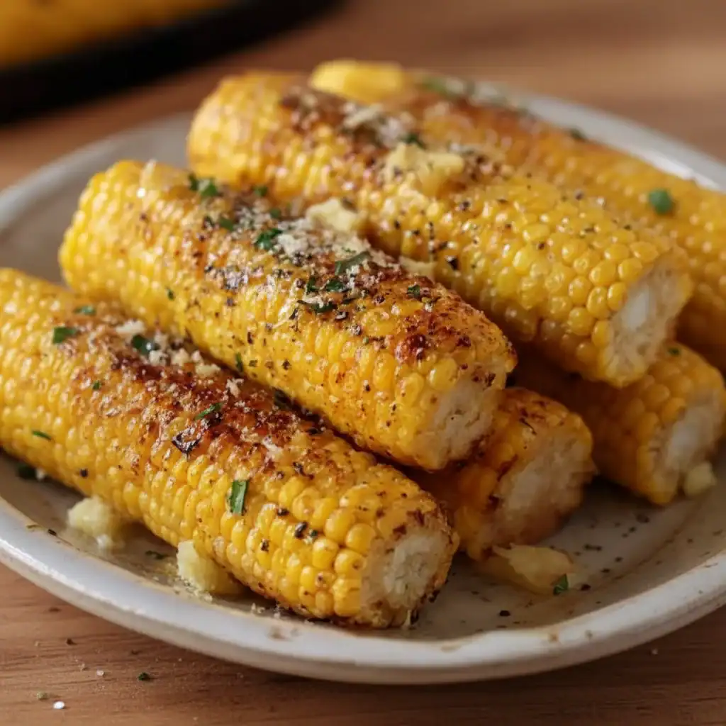 Oven Roasted Corn on the Cob with Herbs
