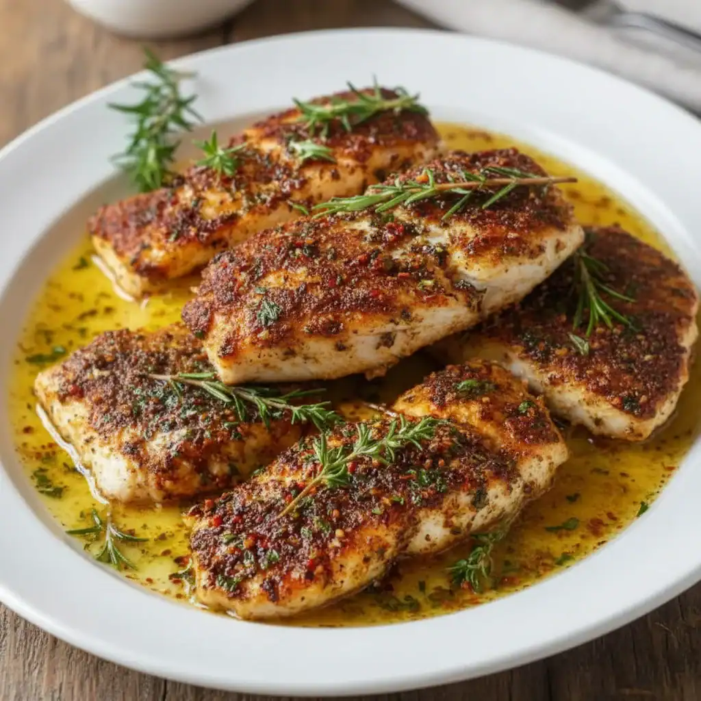 Pan Seared Red Snapper Fillets Fish