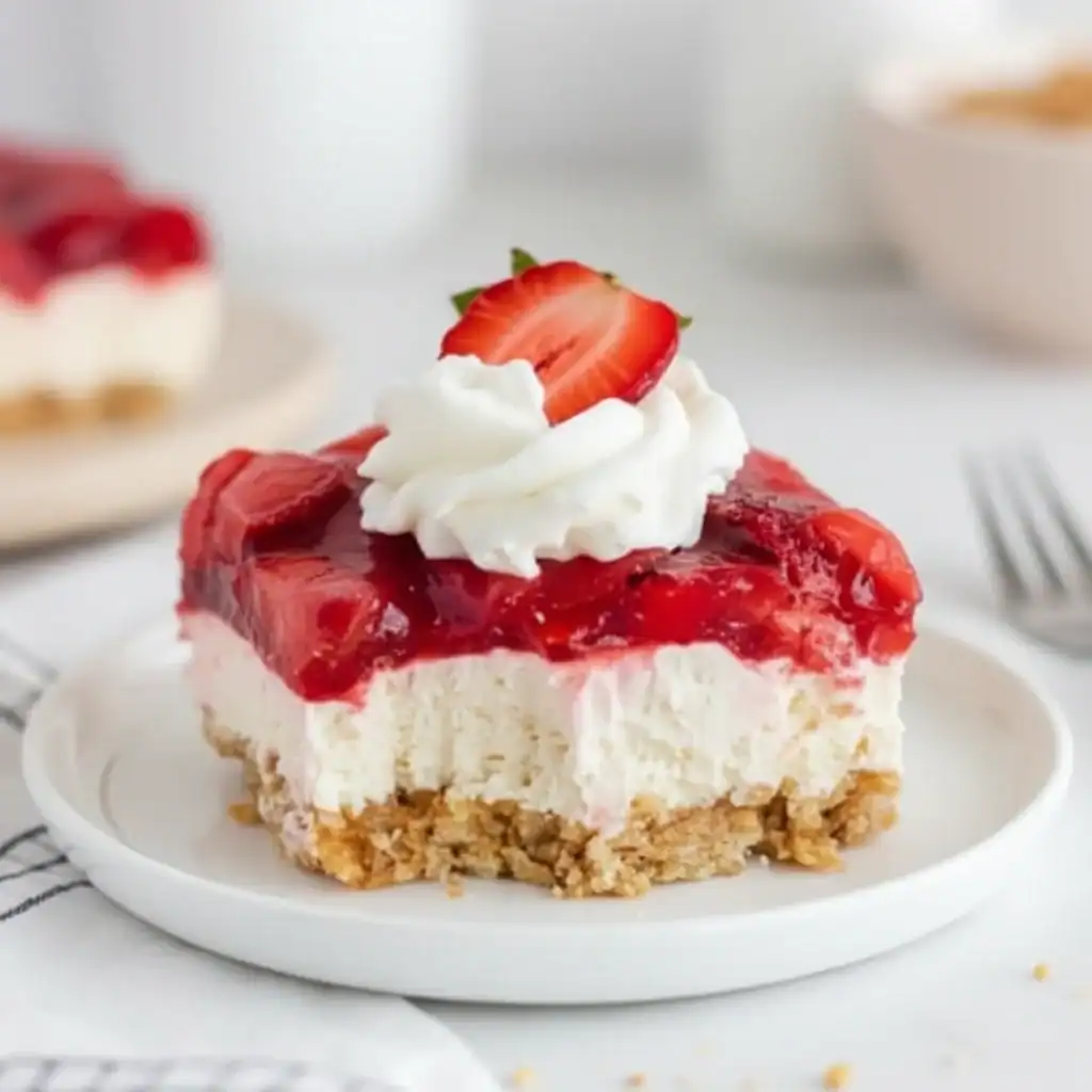 Strawberry Pretzel Salad Sweet and Salty