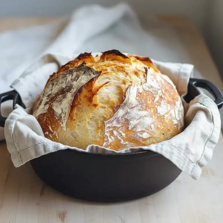 Artisan No Knead Bread Dutch Oven Recipe