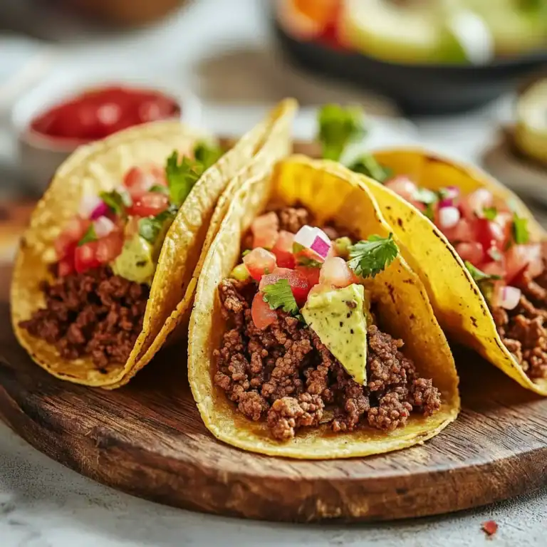 Classic Ground Beef Tacos Recipe