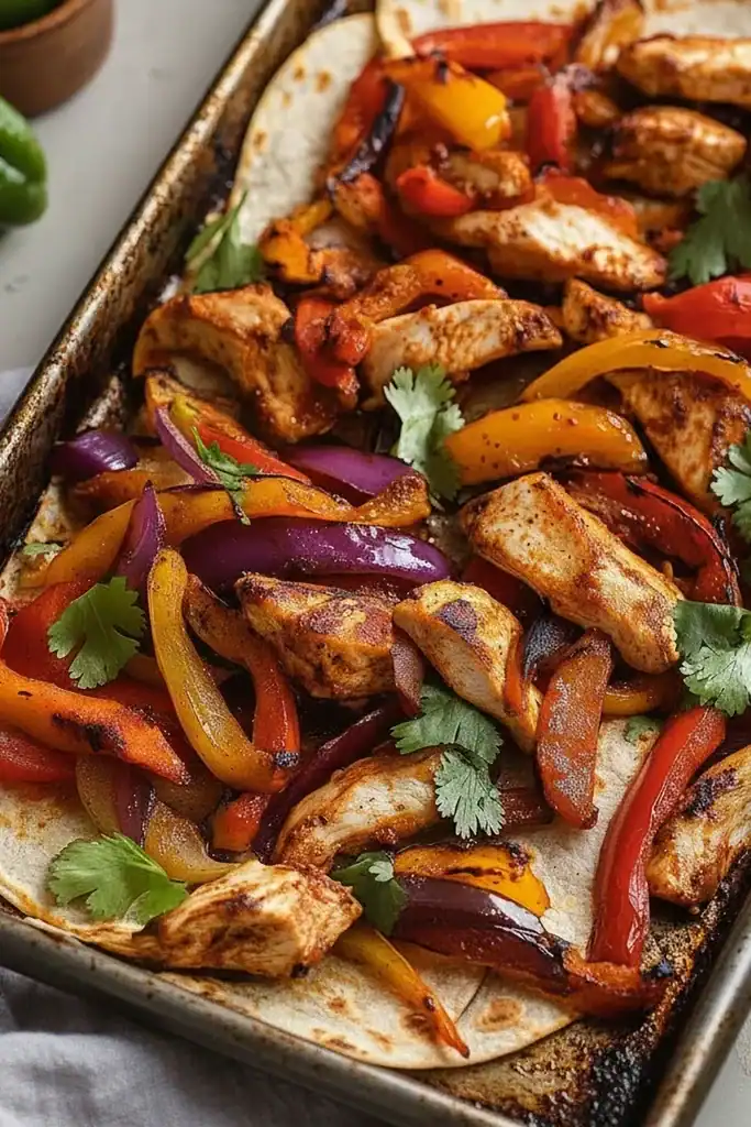 Sheet Pan Chicken Fajitas Recipe