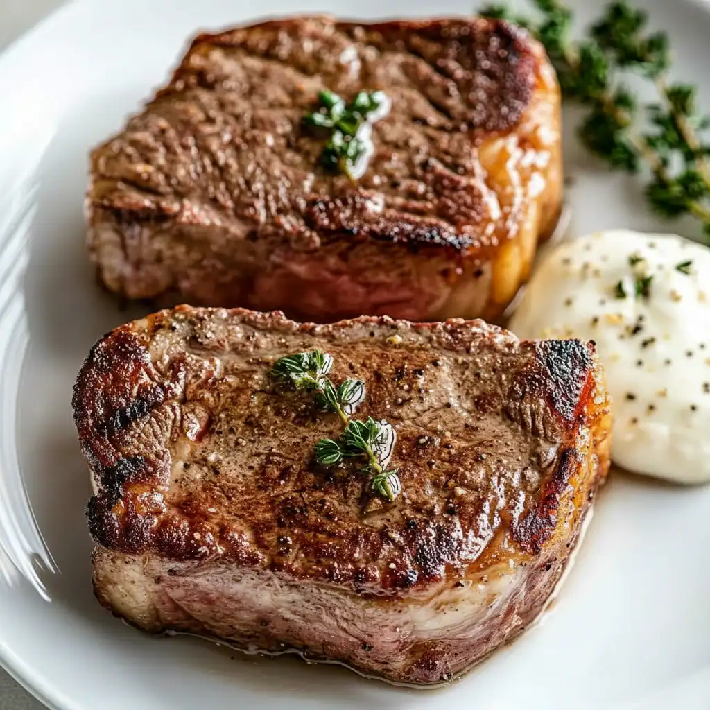 Juicy Air Fry Steak Recipe Dinner