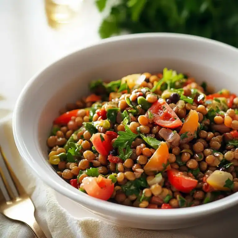 Vibrant Lentil Salad Recipe Lunch