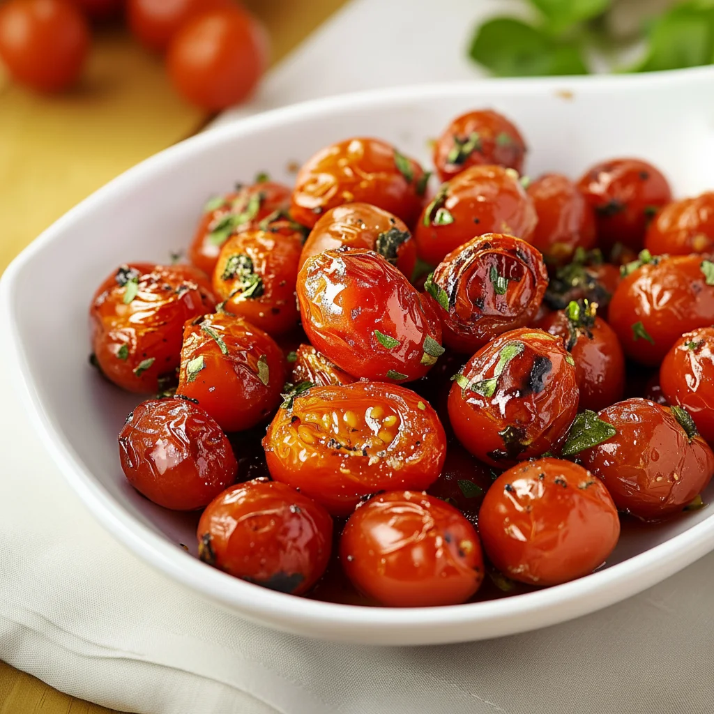 Blistered Roasted Cherry Tomatoes for Pasta