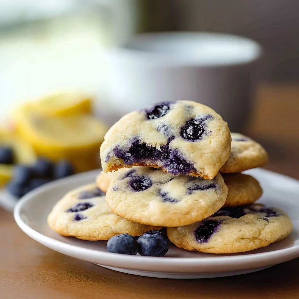 Chewy Lemon Blueberry Cookies Recipe to Bake
