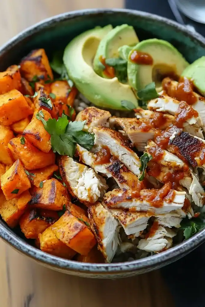 Chicken Sweet Potato Bowl Recipe